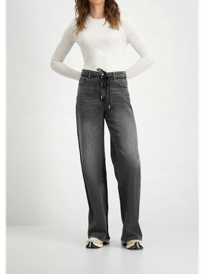 Grijze wide leg jeans met hoge taille Jona Circle Of Trust