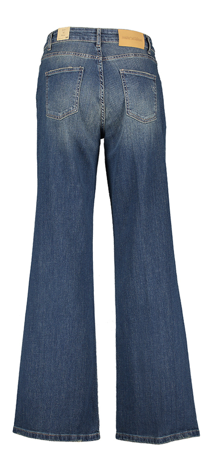 Blauwe wide leg jeans Noir'N'Bleu