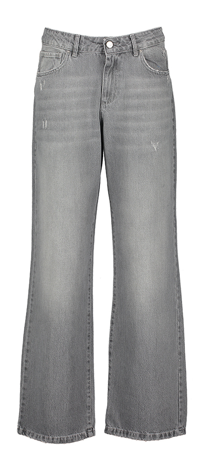 Grijze wide leg jeans Noir'N'bleu