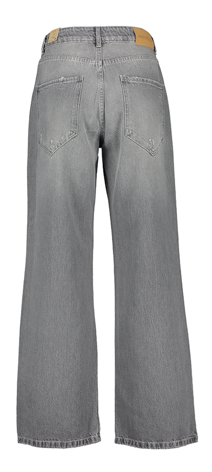 Grijze wide leg jeans Noir'N'bleu