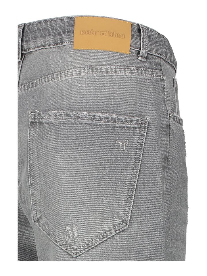 Grijze wide leg jeans Noir'N'bleu