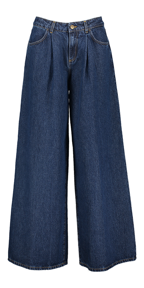 Blauwe wide fit jeans Noir'n'Bleu