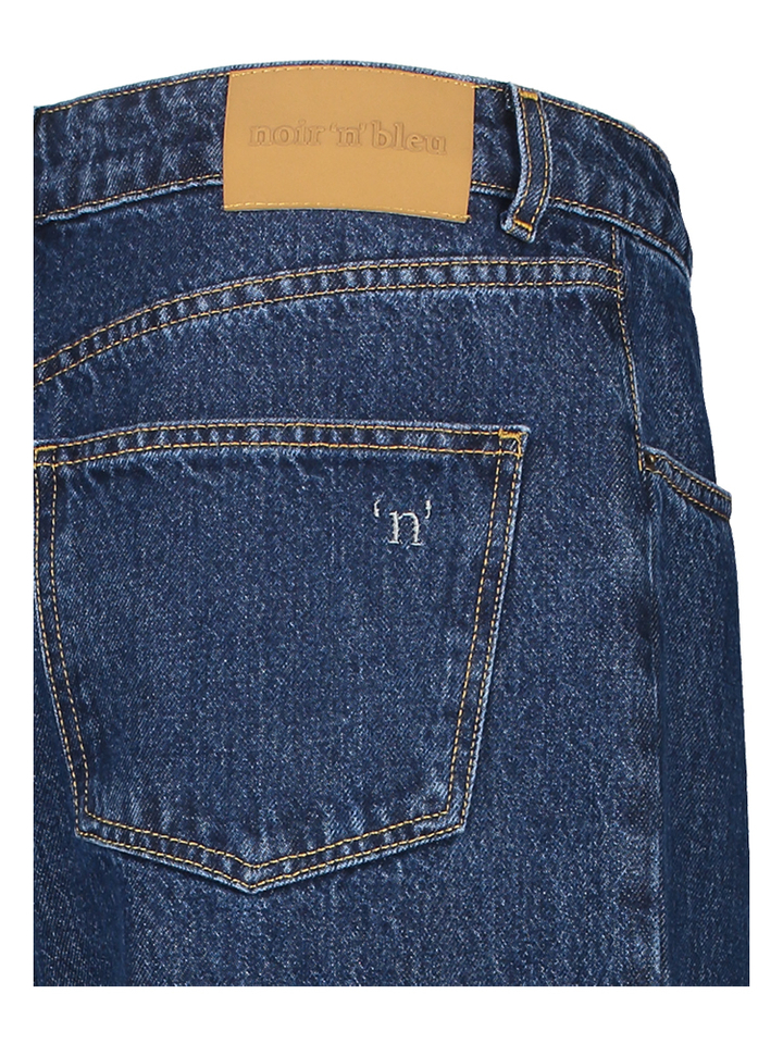 Blauwe wide fit jeans Noir'n'Bleu