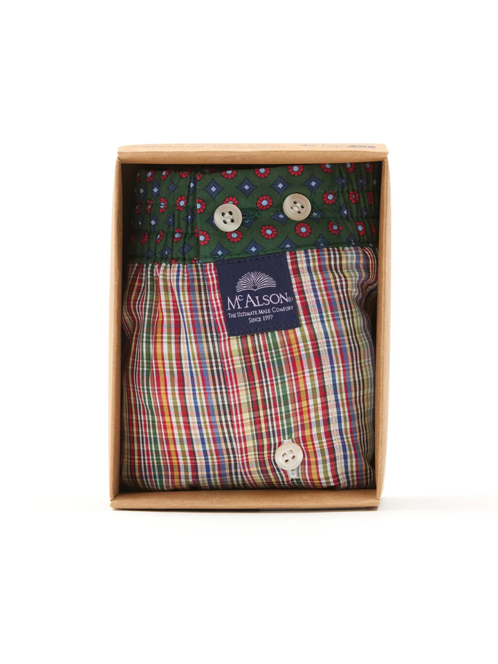 Multicolor checkered boxershort Mc Alson