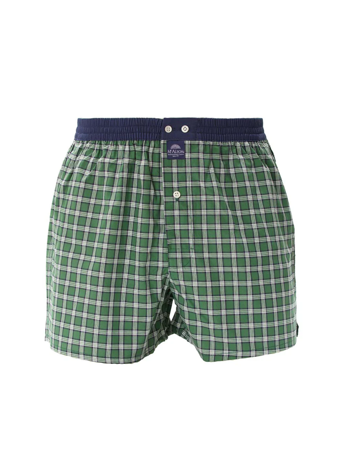 Groene tartan boxershort Mc Alson