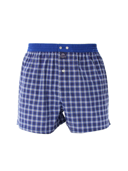 Blauwe tartan boxershort Mc Alson