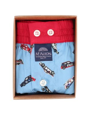 Lichtblauwe boxershort Mc Alson