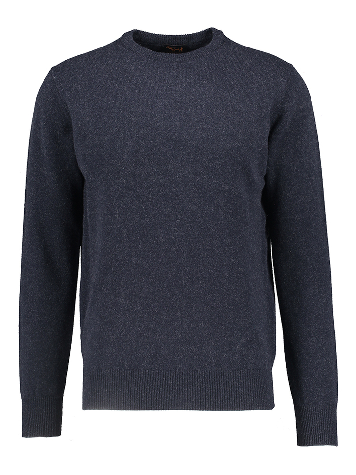 Blauwe wollen trui Osborne 