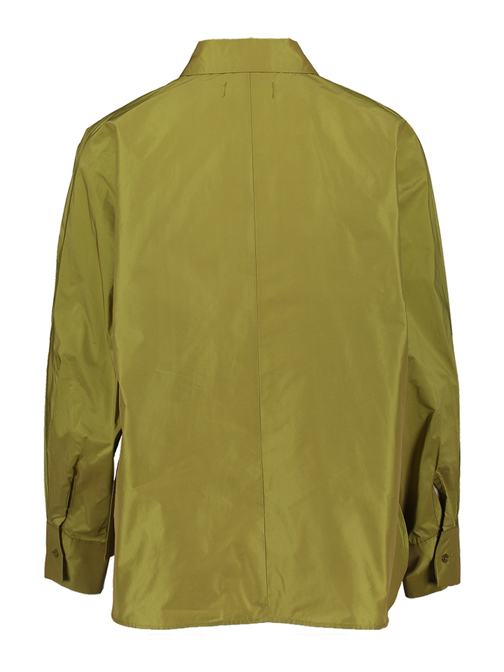 Groene blouse met bloemen Psophia 