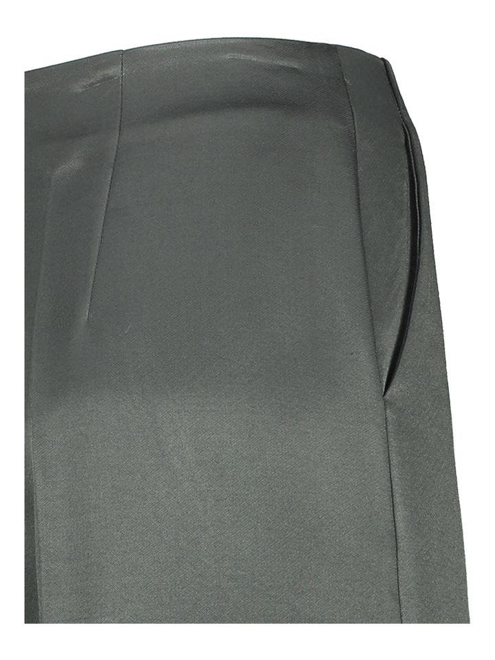 Donkergrijze lange wijde broek Psophia
