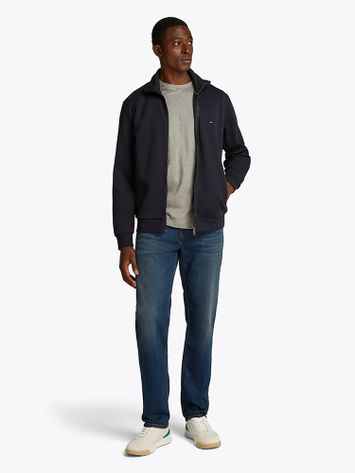 Donkerblauwe gilet met rits Tommy Hilfiger 