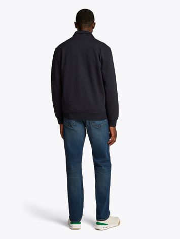 Donkerblauwe gilet met rits Tommy Hilfiger 