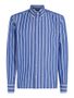 Blauw katoenen hemd (regular fit) met strepen en lange mouwen Tommy Hilfiger 