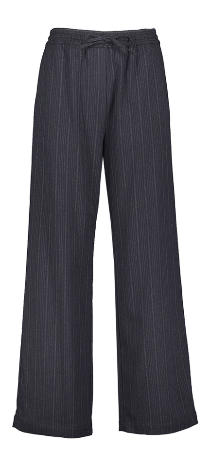 Blauwe lange broek met krijtstreep Gerry Margaux Lonnberg 