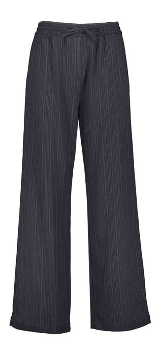 Blauwe lange broek met krijtstreep Gerry Margaux Lonnberg