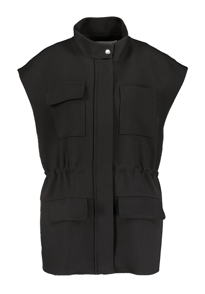 Zwarte mouwloze vest Reed Margaux Lonnberg
