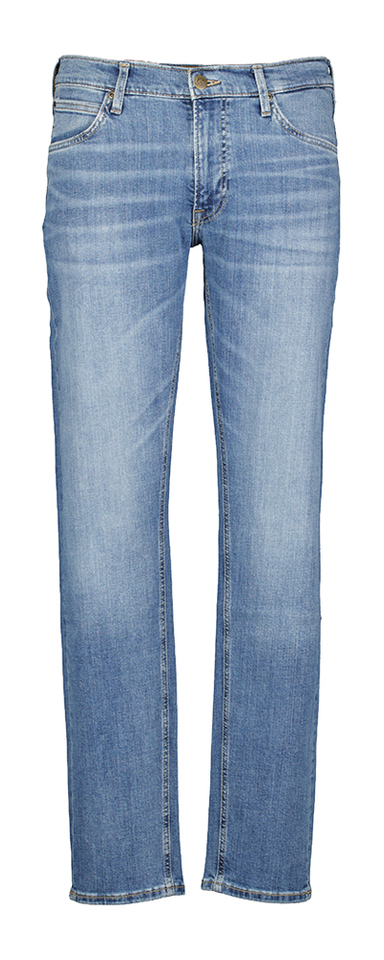 Blauwe regular straight fit jeans Daren Lee 