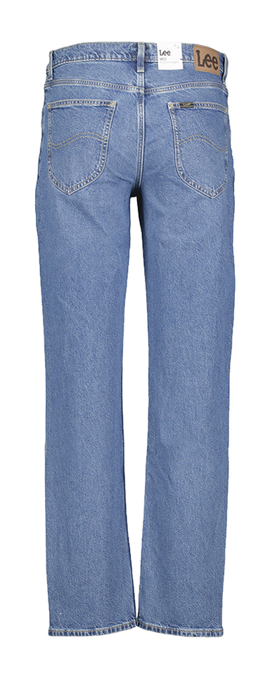 Blauwe regular straight fit jeans West Lee