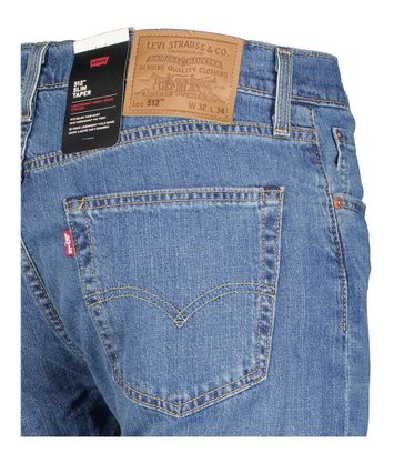 Blauwe slim fit tapered jeans 512 Levi's