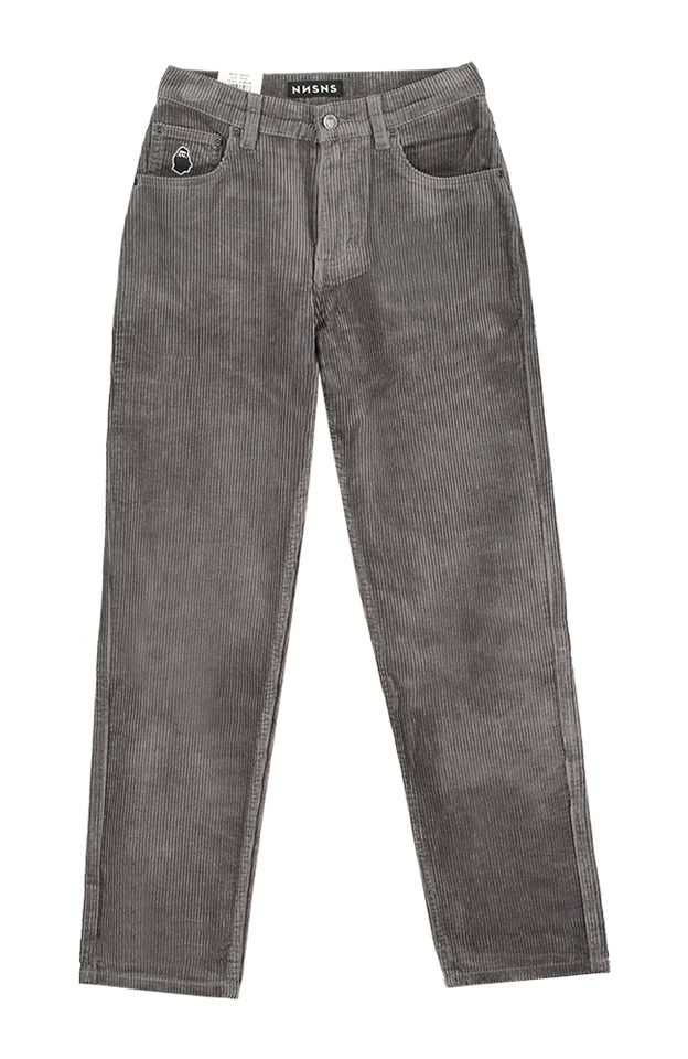 Grijze lange broek in corduroy Nessie NNSN