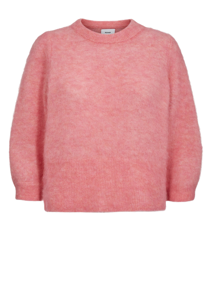 Roze trui met ronde hals Numph