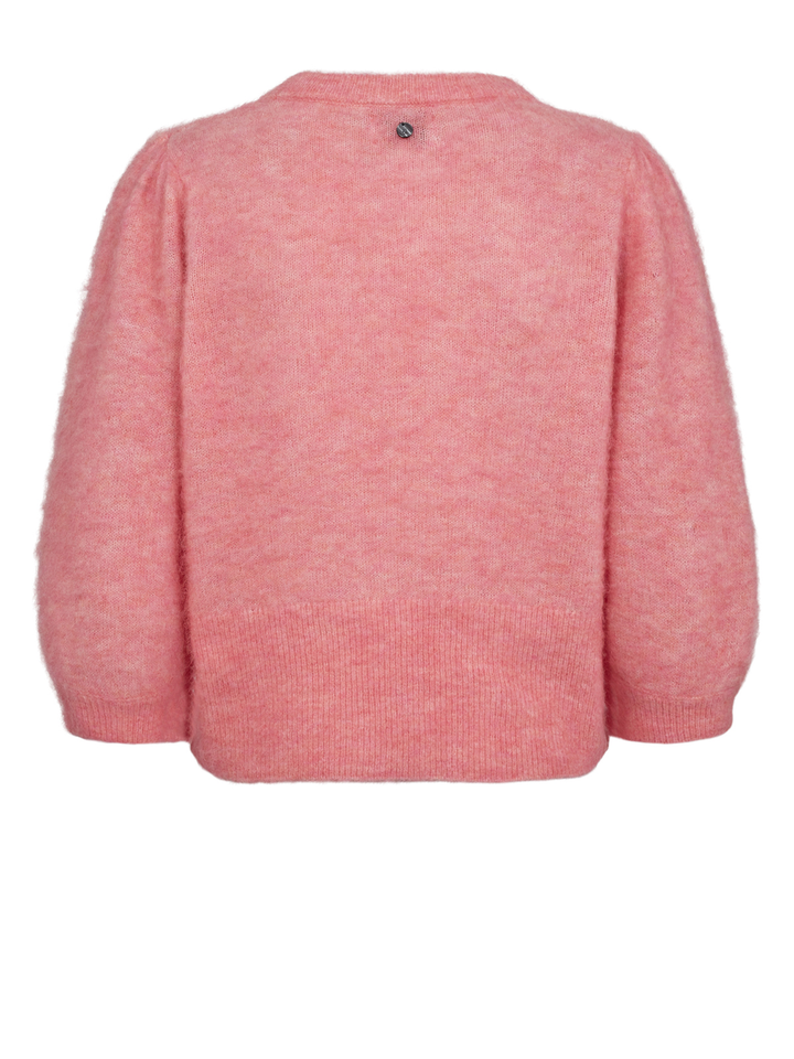 Roze trui met ronde hals Numph