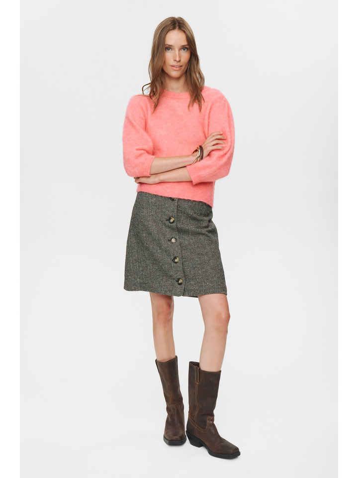 Roze trui met ronde hals Numph