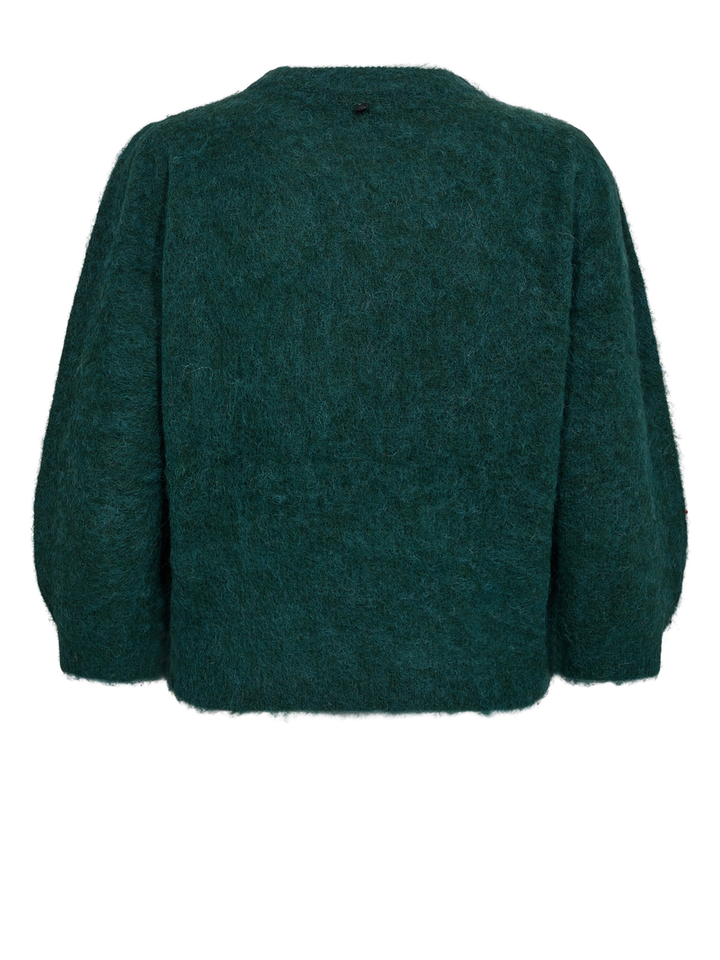 Groene trui met ronde hals Numph