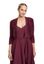 Bordeaux fluffy bolero Vera Mont