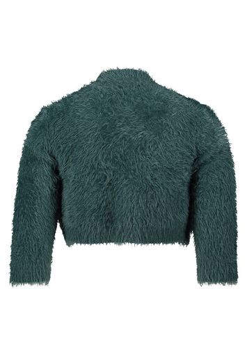Donkergroene fluffy bolero Vera Mont