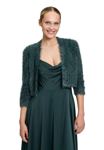 Donkergroene fluffy bolero Vera Mont