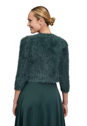 Donkergroene fluffy bolero Vera Mont