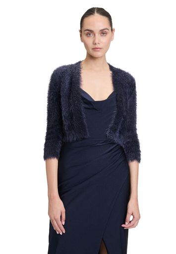 Donkerblauwe fluffy bolero Vera Mont