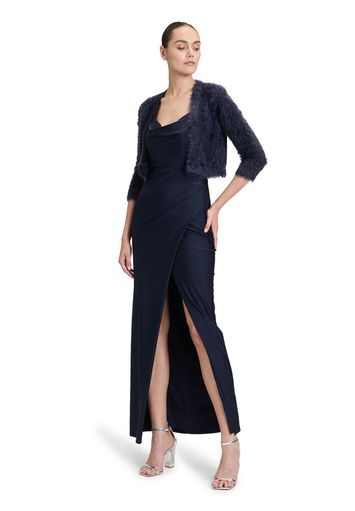Donkerblauwe fluffy bolero Vera Mont