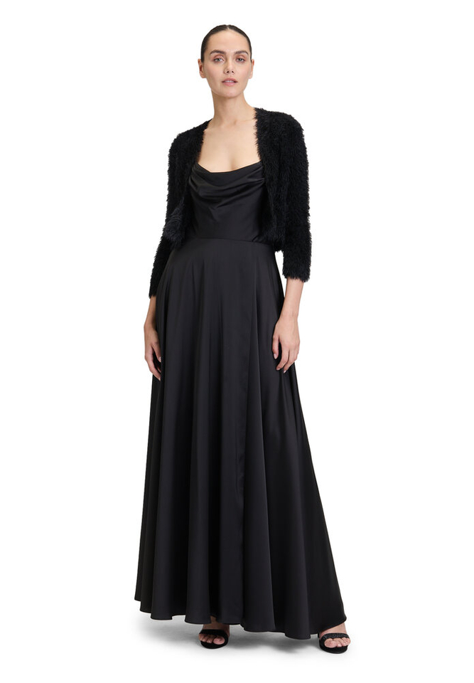 Zwarte fluffy bolero Vera Mont