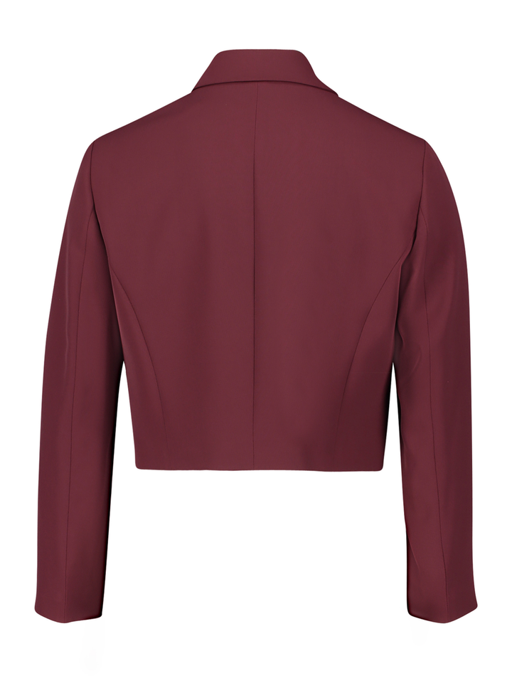 Bordeaux geklede vest Vera Mont 