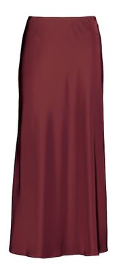 Bordeaux satijnlook rok Vera Mont