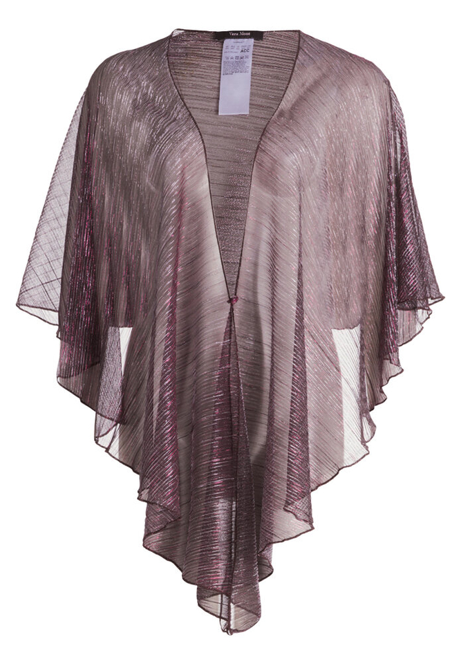 Bordeaux glittersjaal met sluiting