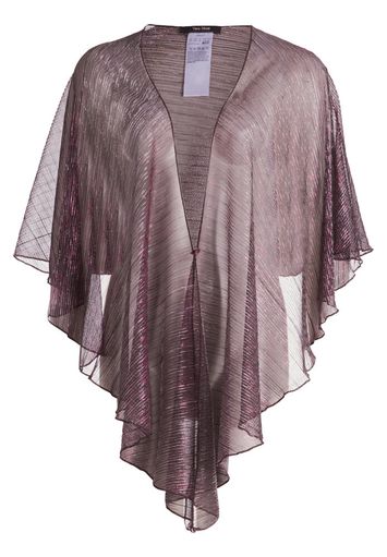 Bordeaux glittersjaal met sluiting