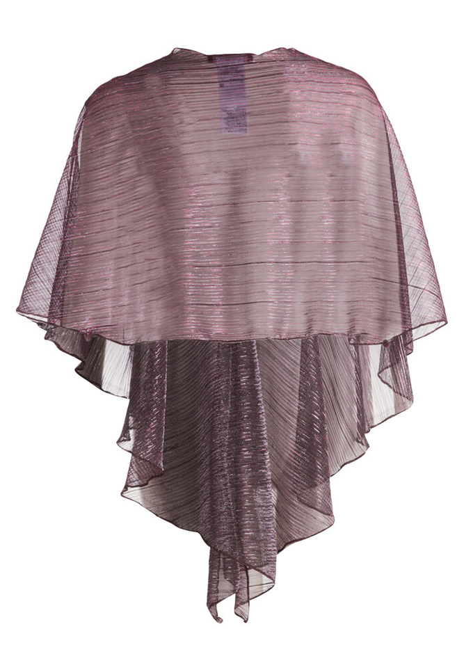 Bordeaux glittersjaal met sluiting