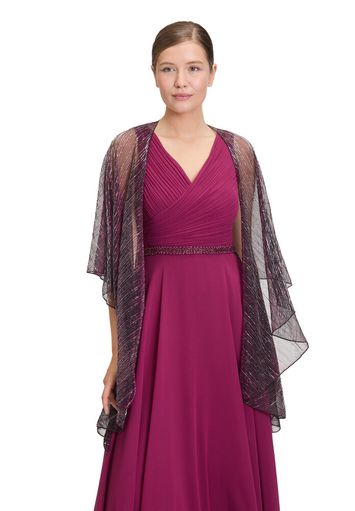 Bordeaux glittersjaal met sluiting