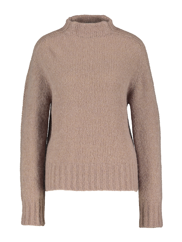 Taupe gebreide trui Brima Maison Anje
