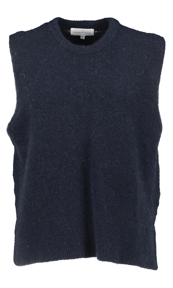 Blauwe debardeur Bestia Maison Anje 