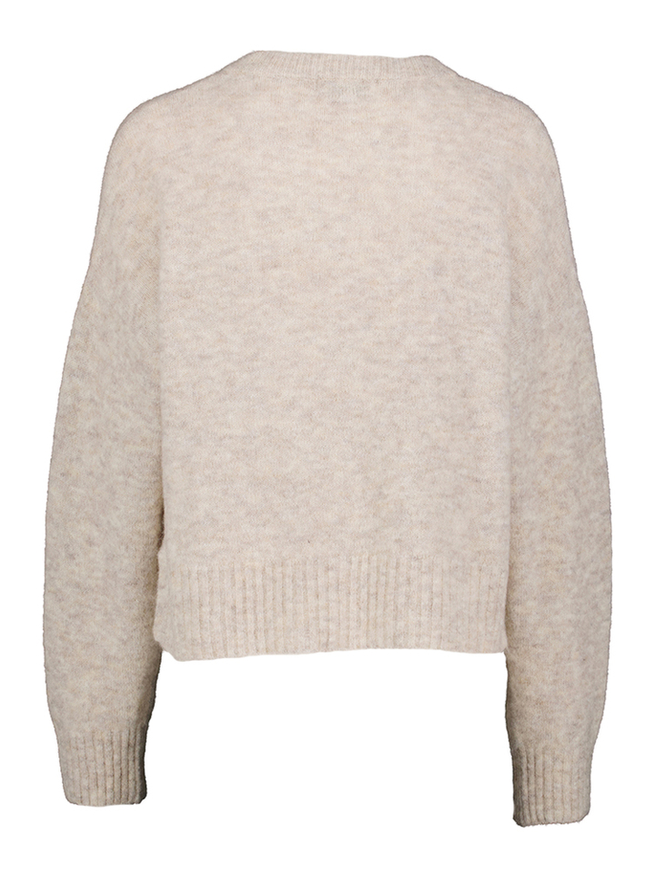 Beige gilet met knopen Bestana Maison Anje 