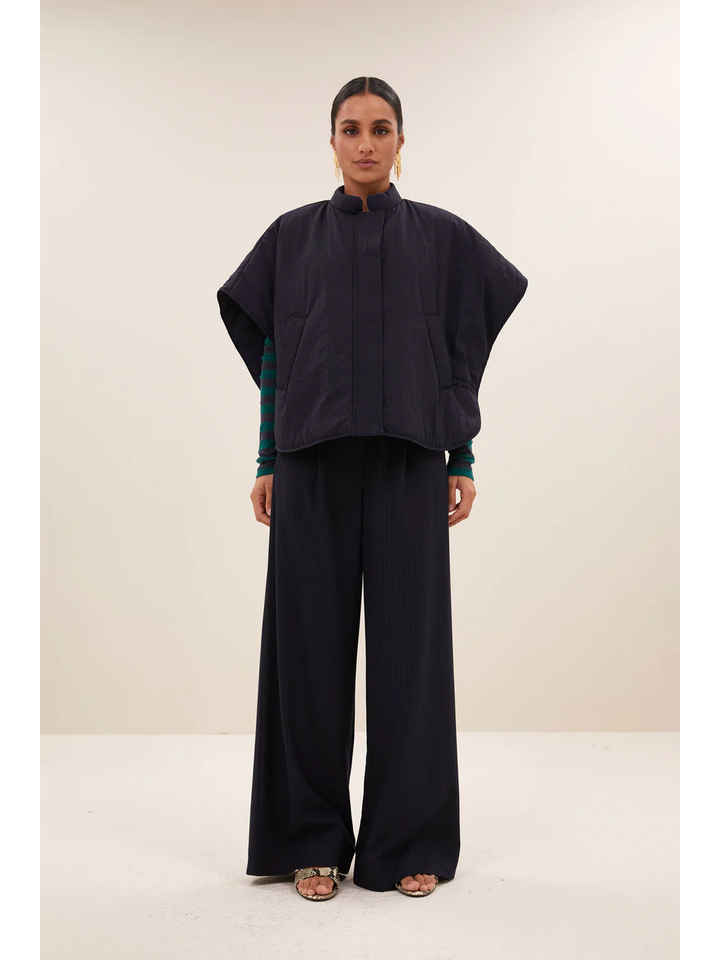 Blauwe bodywarmer Oscar By-Bar 