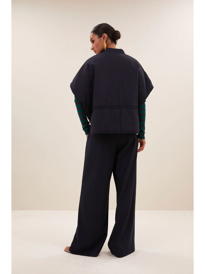 Blauwe bodywarmer Oscar By-Bar 