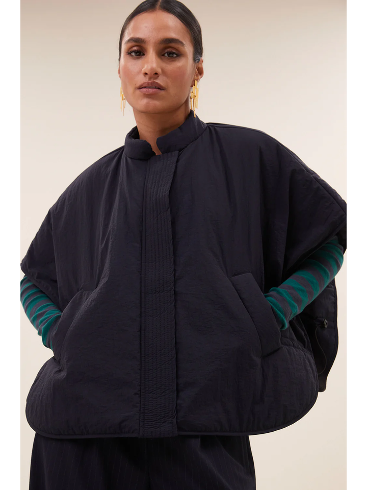 Blauwe bodywarmer Oscar By-Bar 