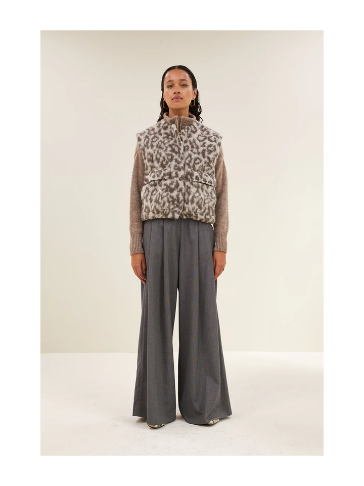 Dierenprint bodywarmer Maggie By-Bar 