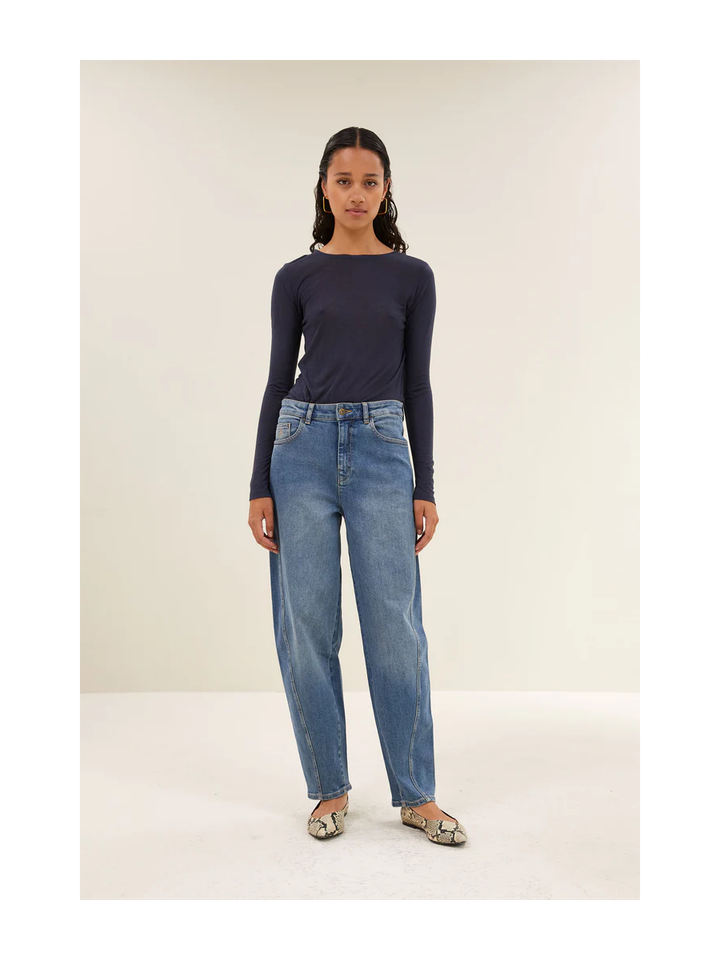 Navy basic ls wool By-Bar