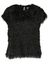 Zwarte blouse in pluimstructuur Signe Nature 